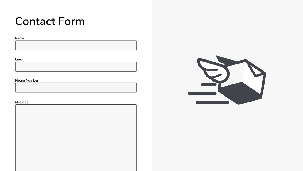 コンタクトフォームのイメージ